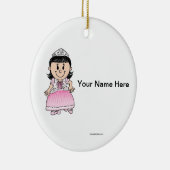 Future Princess - Roze Keramisch Ornament (Rechts)