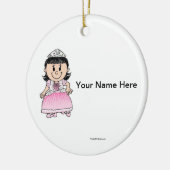 Future Princess - Roze Keramisch Ornament (Links)