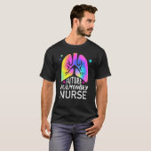 Future Pulmonary Nurse Tie Dye Lungs Pulmonologist T-shirt (Voorkant volledig)