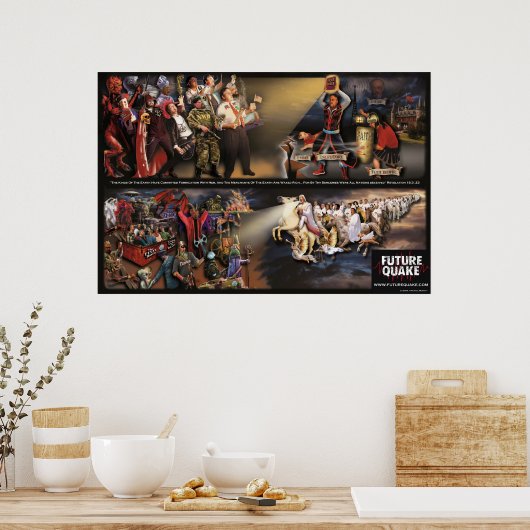 Future Quake Herdenking Poster (Keuken)