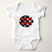 Future Racer Checkered Flag  Bodysuit (Voorkant)
