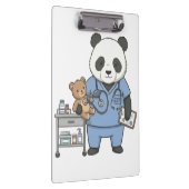 Future RN Panda: Adorable Medical Student Klembord (Rechts)
