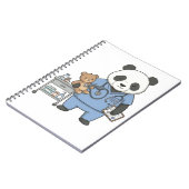 Future RN Panda: Adorable Medical Student Notitieboek (Linkerzijde)