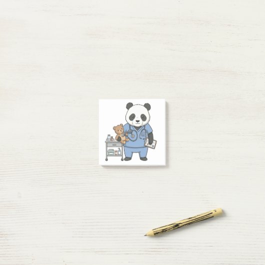 Future RN Panda: Adorable Medical Student Post-it® Notes (Op bureau)