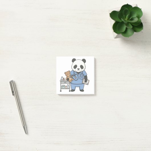 Future RN Panda: Adorable Medical Student Post-it® Notes (Kantoor)