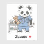 Future RN Panda: Adorable Medical Student  Sticker (Vel)