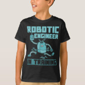 Future Robotics Engineer Boy Girl Robot T-shirt (Voorkant)