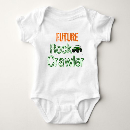 Future Rock Crawler FJ40 Baby Creeper Romper (Voorkant)