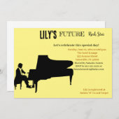 Future Rock Star Baby shower Uitnodiging (Voorkant / Achterkant)