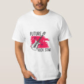 "Future Rock Star Graphic T-Shirt Design" (Voorkant)