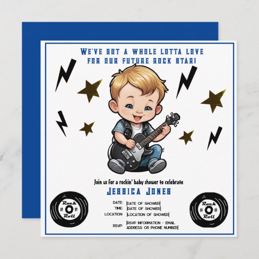 Future Rock Star Rock N Roll Bay Douche (Voorkant / Achterkant)