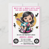 Future Rock Star Rock N Roll Lotta Love Baby Meisj Kaart (Voorkant)