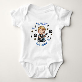 Future Rocker Rock N Roll Lotta Love Baby Boy Romper