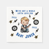 Future Rocker Rock N Roll Lotta Love Baby Boy Servet (Voorkant)