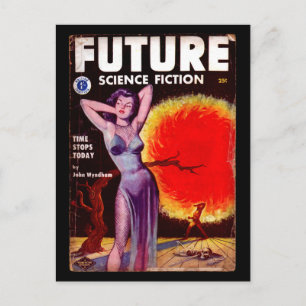 Future Science Fiction 13 (UK) [1953-01]_Pulp Art Briefkaart