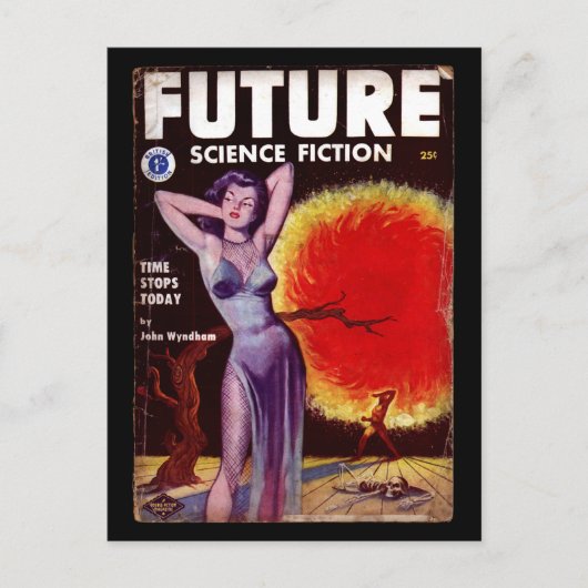 Future Science Fiction 13 (UK) [1953-01]_Pulp Art Briefkaart (Voorkant)