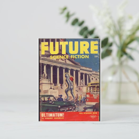 Future Science Fiction 1 Briefkaart (Staand voorkant)