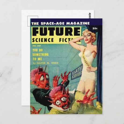 Future Science Fiction Briefkaart (Voorkant / Achterkant)