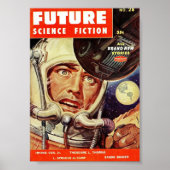 Future Science Fiction pulp cover. Poster (Voorkant)