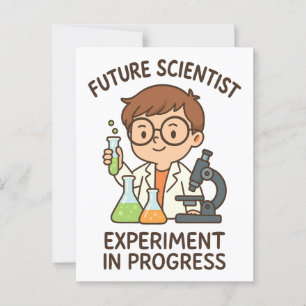 Future Scientist - Experiment in ontwikkeling Briefkaart