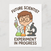 Future Scientist - Experiment in ontwikkeling Briefkaart (Voorkant)
