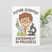 Future Scientist - Experiment in ontwikkeling Kaart (Staand voorkant)