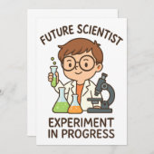 Future Scientist - Experiment in ontwikkeling Kaart (Voorkant / Achterkant)