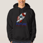 Future Scientist Science Rocket Ship Kids  Astrona Hoodie (Voorkant)