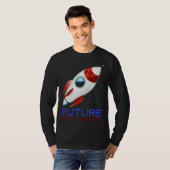 Future Scientist Science Rocket Ship Kids  Astrona T-shirt (Voorkant volledig)