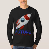 Future Scientist Science Rocket Ship Kids  Astrona T-shirt (Voorkant)