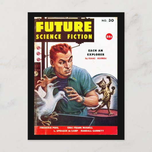 Future September 1956_Pulp Art Briefkaart (Voorkant)
