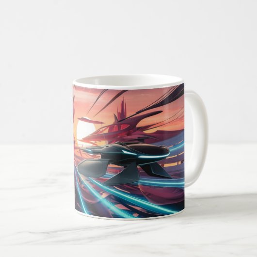 Future Ship Coffee mok (Voorkant rechts)