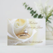 Future Sister in Law Please be Bridesmaid Kaart (Staand voorkant)