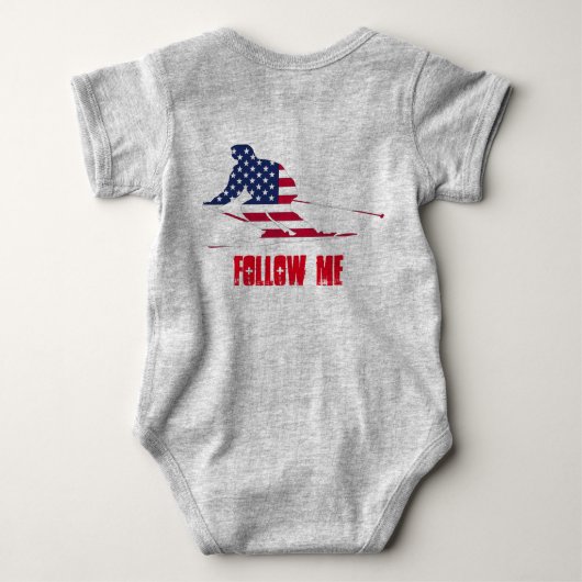 Future Skier Body Romper (Achterkant)