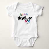 Future Skydiver Baby Bodysuit (Voorkant)