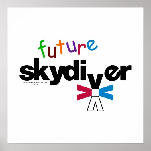 Future Skydiver Poster (Voorkant)
