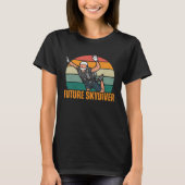 Future Skydiver  Skydiving Parachutist T-shirt (Voorkant)