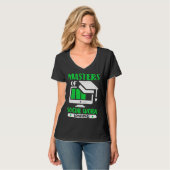 Future Social Worker Masters Of Social Work MSW Gr T-shirt (Voorkant volledig)