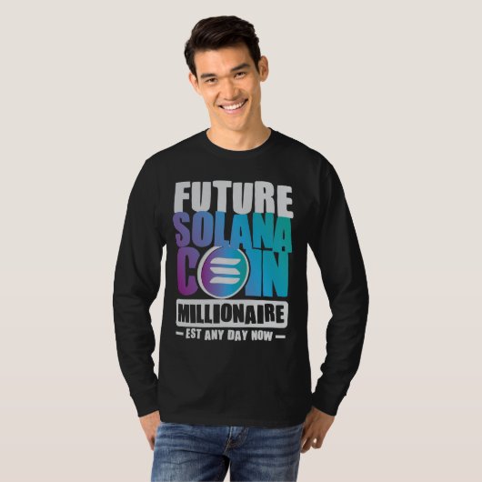 Future SOLANA Coin Millionaire T-shirt (Voorkant volledig)