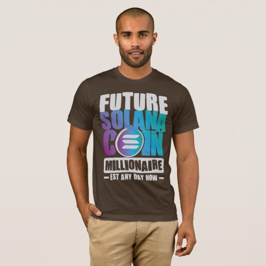 Future SOLANA Coin Millionaire T-shirt (Voorkant volledig)