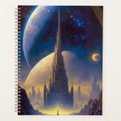 Future Space City Sci-Fi Art Planner (Voorkant)