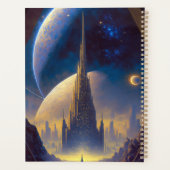 Future Space City Sci-Fi Art Planner (Achterkant)