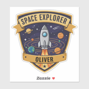 Future Space Explorer Sticker