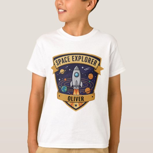 Future Space Explorer T-shirt (Voorkant)
