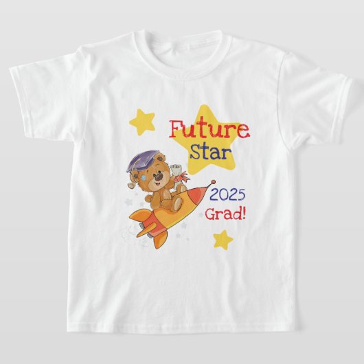 Future Star Afstuderen T-shirt - 2025 Afstudeerder (Laagn)