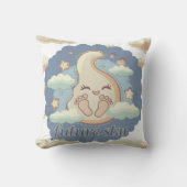 Future Star - Dromerige Baby-voetafdrukken Kussen (Voorkant)