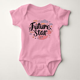 Future Star - grillig Baby Bump Design Romper