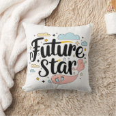 Future Star - grillige Baby Bump Kussen (Deken)