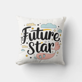 Future Star - grillige Baby Bump Kussen