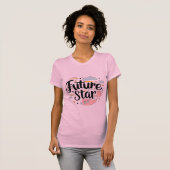 Future Star - grillige Baby Bump T-shirt (Voorkant volledig)